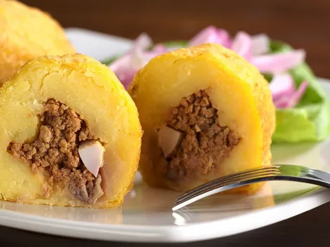 Receta de papa rellena
