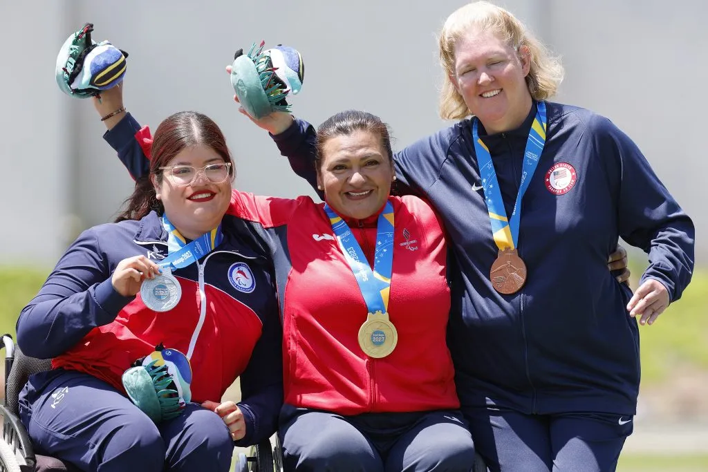 Mariana Zúñiga sacó en Santiago 2023 pasajes para los Juegos Paralímpicos de Paris 2024. | Foto: Photosport.