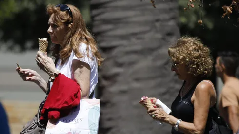 Ola de calor en Santiago