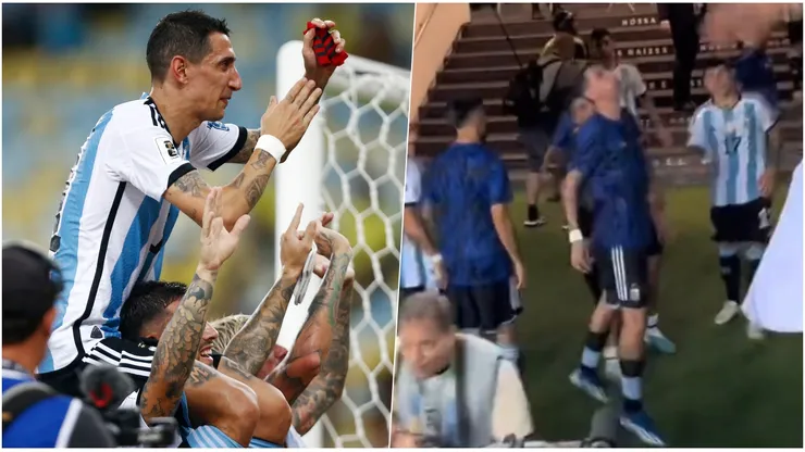 Ángel Di María protagoniza asqueroso incidente en Río de Janeiro.