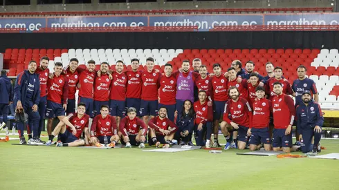 La Roja tuvo su último entrenamiento en Ecuador.
