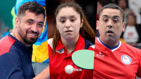 Luis Flores, Florencia Pérez y Maximiliano Rodríguez, representantes nacionales del Para tenis de mesa, fueron las tres primeras medallas de oro de Chile.