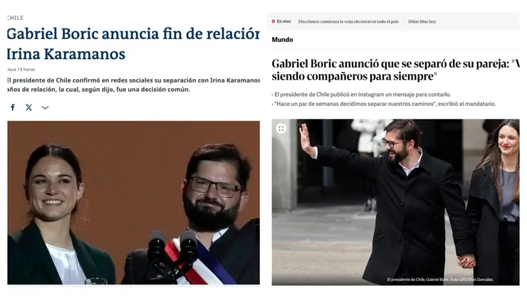 Tras término de Presidente Boric con Karamanos: ¿Qué dicen los medios?