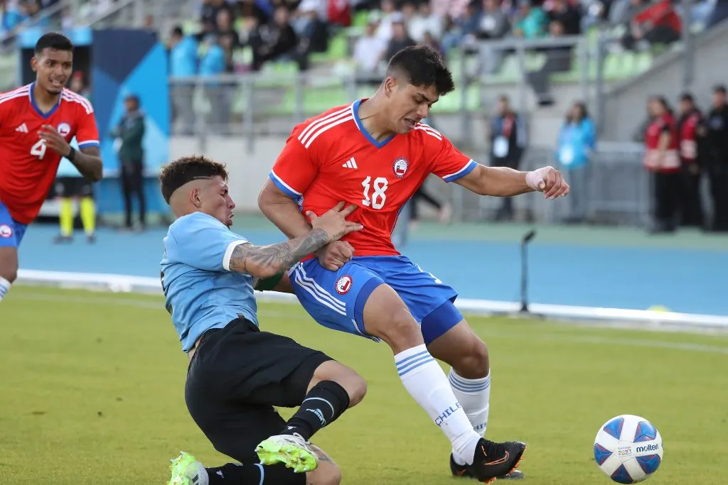 Pizarro convenció a Berizzo en los Juegos Panamericanos Santiago 2023. (Foto de Manuel Lema O/Santiago 2023 va Photosport)