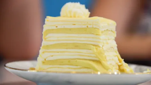 Receta torta panqueque naranja.