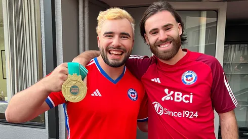 Lucas Nervi y Ben Brereton se juntaron