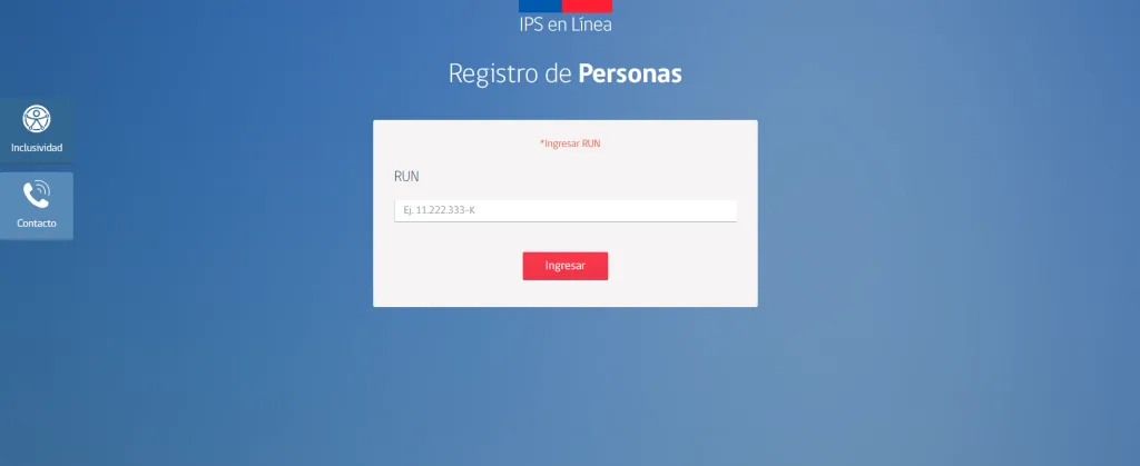 Puedes solicitar el beneficio mediante el sitio web del IPS con tu RUN y Clave Única.