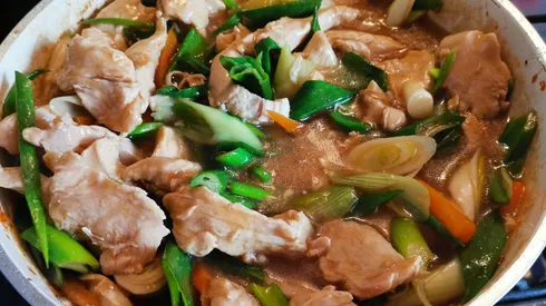 Receta de chapsui de pollo fácil.