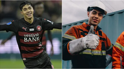 Darío Osorio aprovecha de aprender primeros auxilios en Dinamarca.