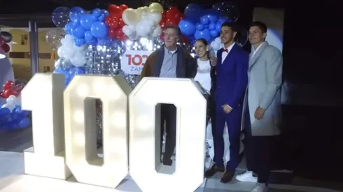 Zampedri realizó una gran fiesta por llegar a los 100 goles con la UC