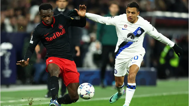 Alexis Sánchez fue titular y jugó un buen partido en la clasificación del Inter a octavos de Champions League.