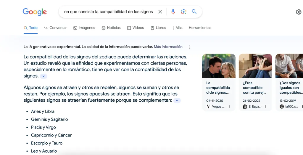 La IA generativa de Google para búsquedas más precisas