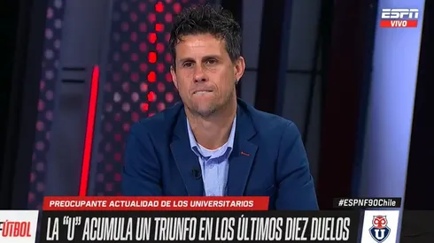 Diego Rivarola quedó sin palabras ante la opinión de la U.