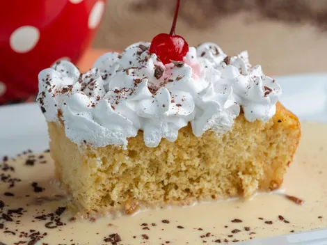 Receta de torta tres leches para uno