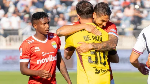 Fernando de Paul tuvo un duelo muy especial con Joaquín Larrivey. Quedó de manifiesta la buena onda entre ambos, que se conocieron en la U. de Chile.