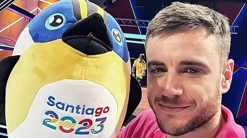Gonzalo Fouillioux llegó a TVN para comentar los Juegos Panamericanos y Parapanamericanos de Santiago 2023.