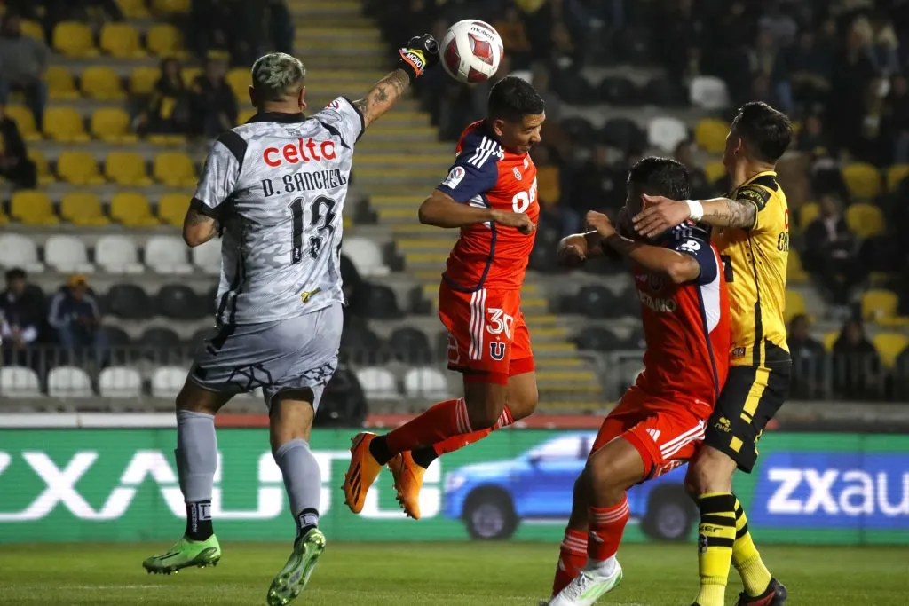 El último gol de Palacios fue el 11 de mayo, ante Coquimbo Unido. Foto: Andres Pina/Photosport
