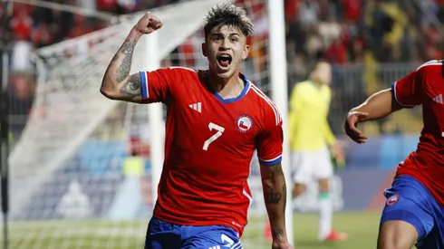 Maximiliano Guerrero anotó dos goles en Santiago 2023.