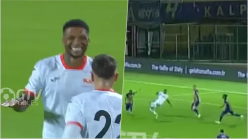 Junior Fernandes hizo un golazo de tijera.