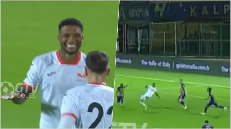Junior Fernandes hizo un golazo de tijera.