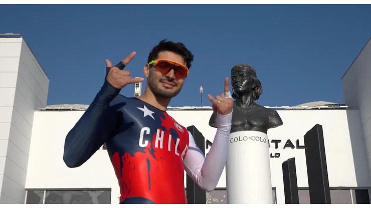 Silva es patinador de Colo Colo y el Team Chile