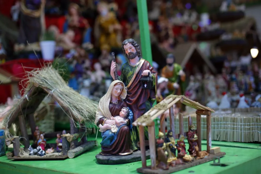 El pesebre es un clásico de Navidad. Foto:  Raúl Zamora/Aton Chile