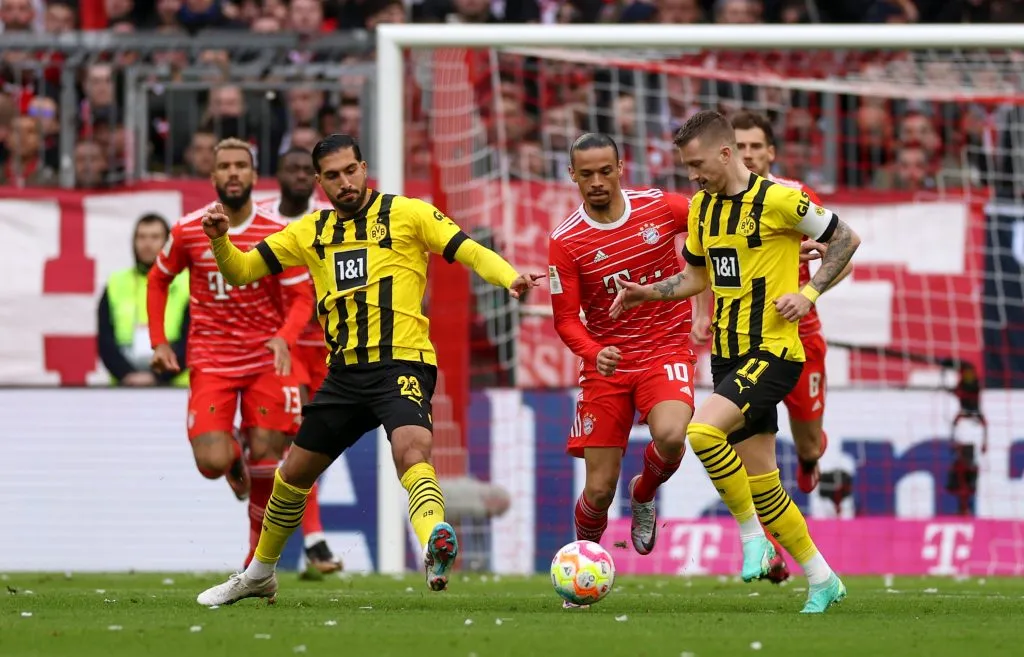 El último duelo entre Bayern Múnich y Borussia Dortmund fue en abril, con triunfo para los bávaros. Imagen: Getty.