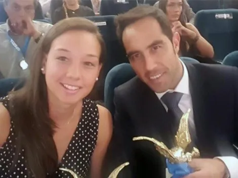 Endler y Bravo en una entrega de premios