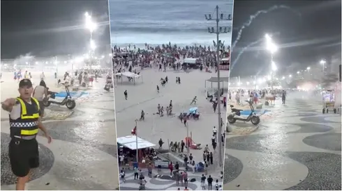 Los incidentes siguieron en la noche