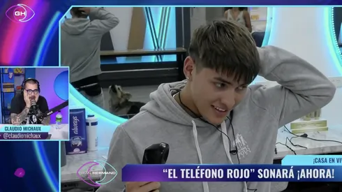 Claudio Michaux no podía creerlo en el react que Hans fuera quien contestara.