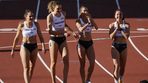 La posta 4×100 femenina promete más alegrías tras conseguir la plata en Santiago 2023.