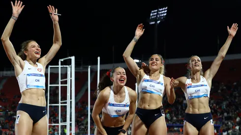 Martina Weil, Isidora Jiménez, Ina Montt y Anaís Hernández hacen historia en Santiago 2023.