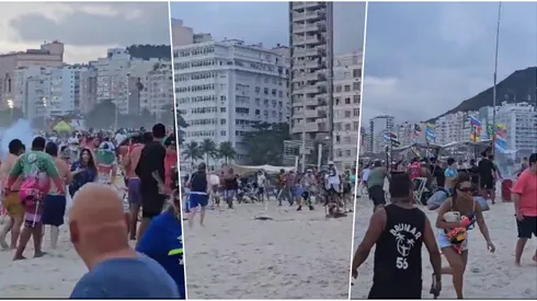 Grave agresión de hinchas de Fluminense a los de Boca a dos días de la final de Copa Libertadores.