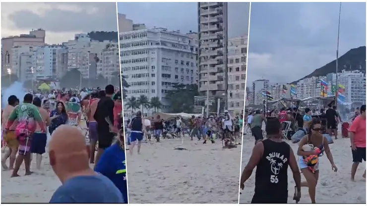 Grave agresión de hinchas de Fluminense a los de Boca a dos días de la final de Copa Libertadores.