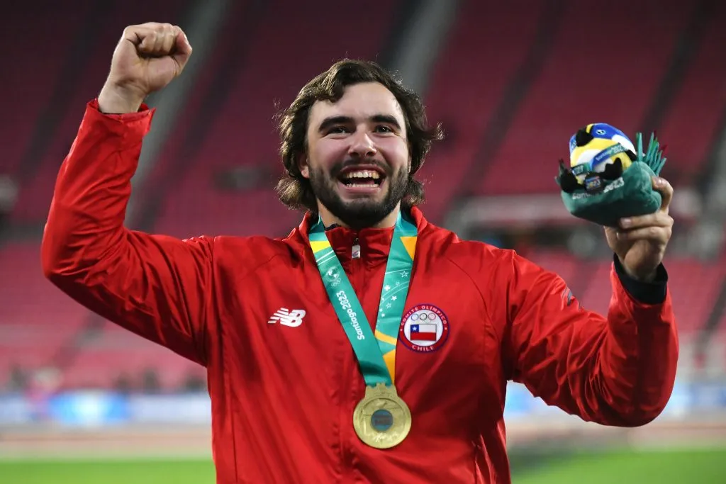 Lucas Nervi, medallista de oro en Santiago 2023