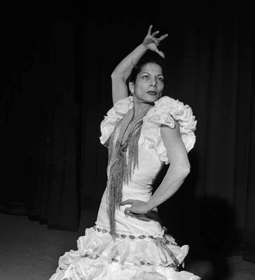 Fotografía de Carmen Amaya en su adultez.