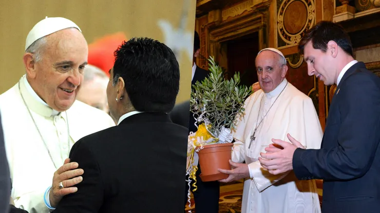Papa Francisco elige entre Messi y Maradona y deja la grande en Argentina