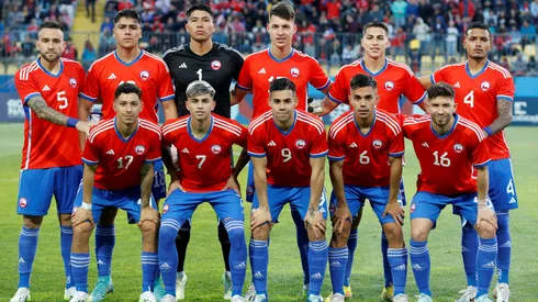 La formación titular de Chile ante Estados Unidos.