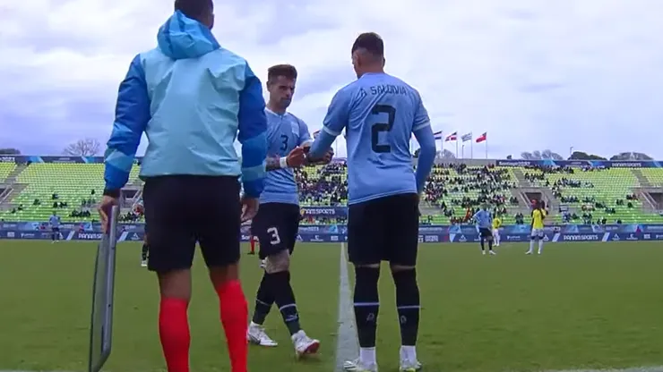 Alan Saldivia reemplazó a Renzo Orihuela, uno de los jugadores con los que hizo muy buena onda en Uruguay.