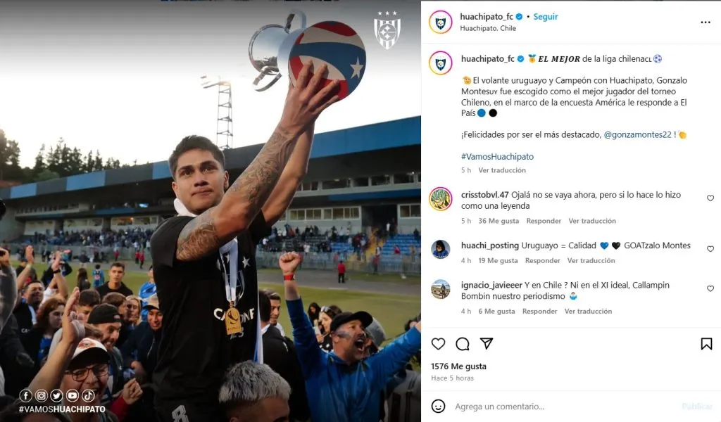 La publicación de Huachipato tras recibir importante premio