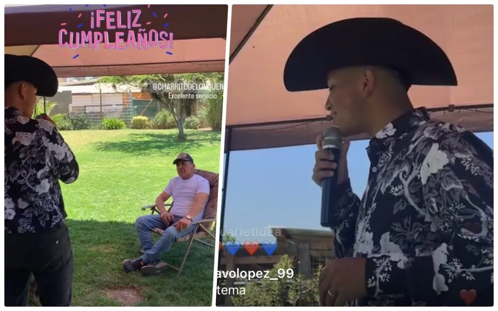 Un especial cumpleaños para el papá de Cristóbal Campos que fue transmitido por redes sociales.