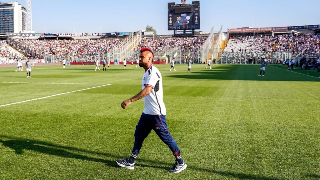 Arturo Vidal en el Monumental