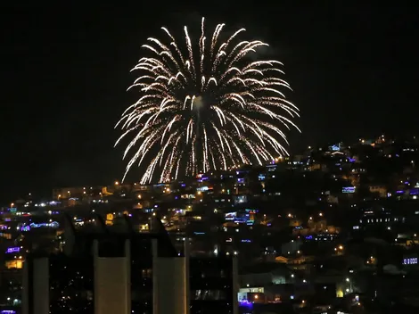 ¿Dónde son los fuegos artificiales de Viña y Valparaíso?