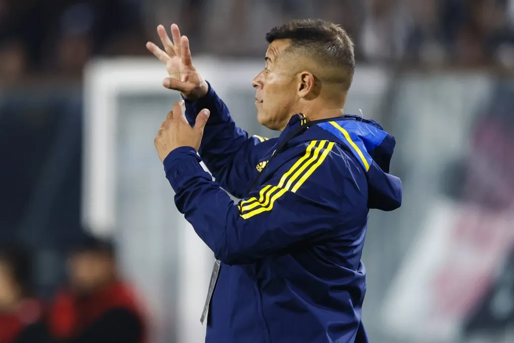 Jorge Almirón condujo a que Boca Juniors jugara la final de la Copa Libertadores 2022. La perdió con Fluminense.  (Felipe Zanca/Photosport).