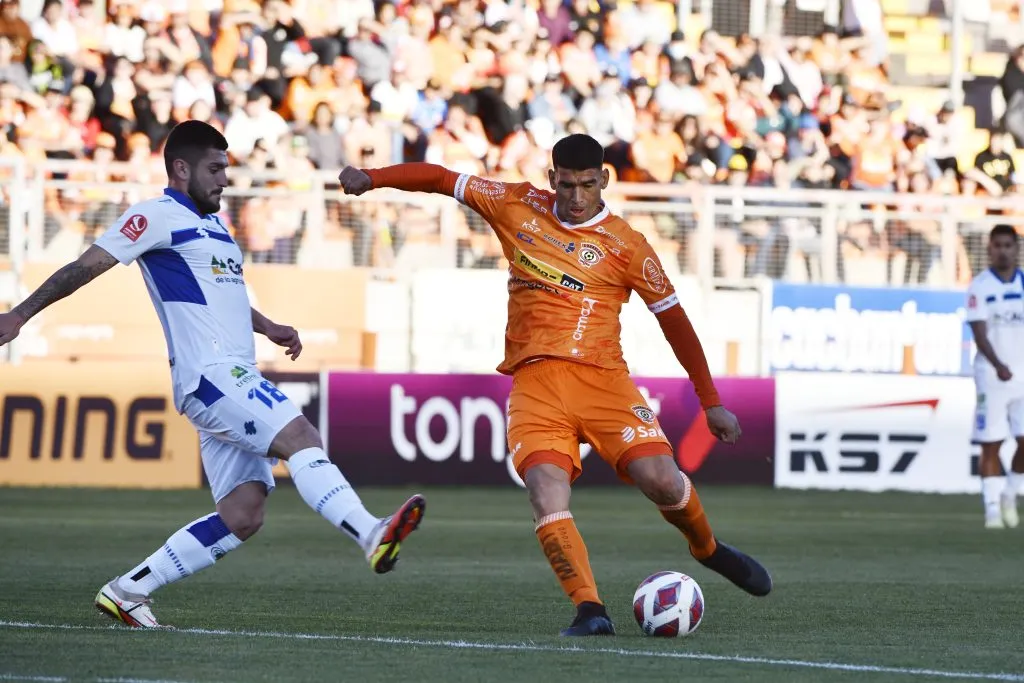 David Escalante anotó cuatro goles en la campaña 2023 de Cobreloa en la Primera B. Además, convirtió dos tantos en la Copa Chile. | Foto: Photosport.