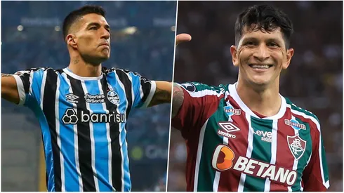 Luis Suárez y Germán Cano