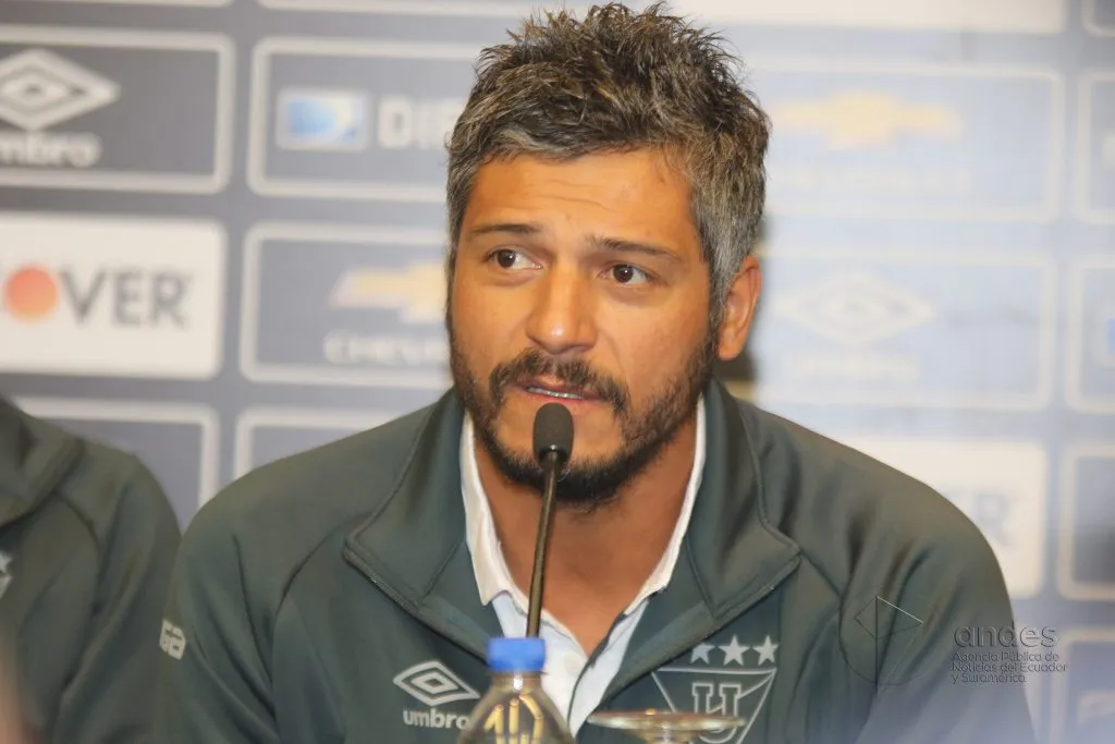 Liga de Quito fue el peor pasar de Gustavo Munúa como entrenador, con apenas dos triunfos en 22 partidos. | Foto: Andes / LDU