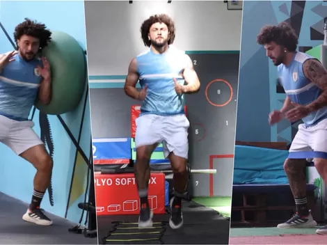 Falcón luce su duro entrenamiento para el Colo Colo 2024