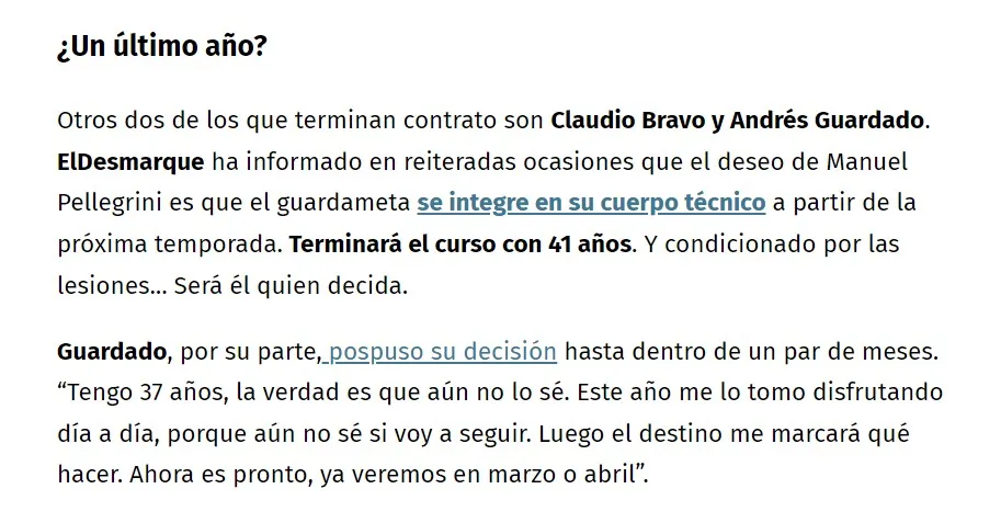 La publicación sobre Bravo y su futuro en Betis (El Desmarque)