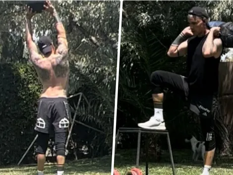 Cristóbal Campos entrena en solitario y lanza frases